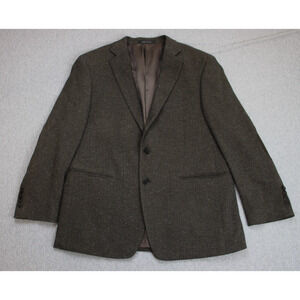 Calvin Klein Blazer Mens 40S Brown Extreme Slim Fit 2 Button Single Breasted